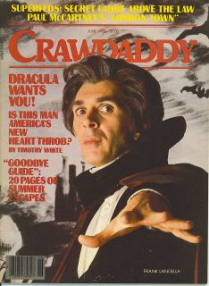  Crawdaddy Magazine Frank Langella Dracula Blondie Crystal Gayle