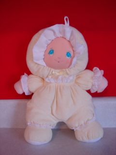 little darlin s darling yellow terry soft baby doll euc