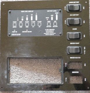 Ventline RV Tank Gauge Monitor DASH PANEL WITH SWITCHES MOTORHOME