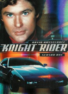 Knight Rider The Complete Season 1 One David Hasselhoff 4 Disc DVD Box