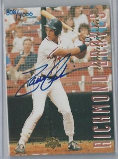 1994 Classic Best David Justice Richman Braves Autograph Gold serial