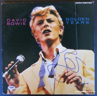 David Bowie Autographed Album Signed PSA DNA COA