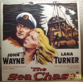 The Sea Chase 55 Laserdisc LD lb John Wayne Lana Turner David Farrar