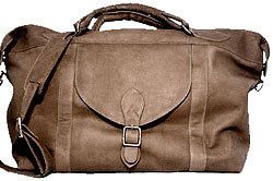 David King Leather Duffel Sport Bag Travel Luggage