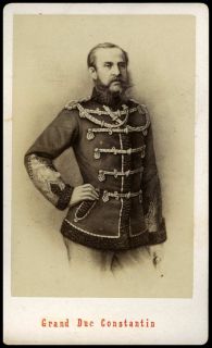 Grand Duke Konstantin Nikolayevich Romanov CDV Son of Nicholas I