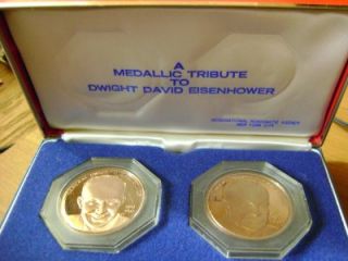 1890 ~ 1969 DWIGHT DAVID EISENHOWER ( SALUTE TO IKE ) medals unc