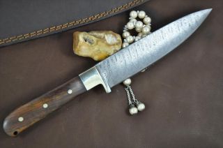  Damascus Hunting Knife Kitchen Knife Perkins Handmade Knives