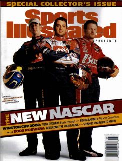  Winston Cup 2002 Kurt Busch, Tony Stewart, Dale Earnhardt jr
