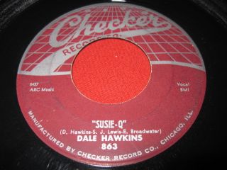 Dale Hawkins 45 Susie Q Checker 863 Rockabilly