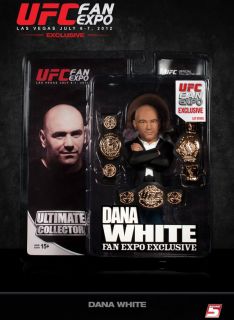 Dana White Round 5 UFC Figure Limited Edition FAN Expo Exclusive MMA