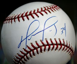 future hof david ortiz autographed baseball this david ortiz