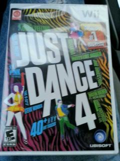 New Just Dance 4 Nintendo Wii Game Factory SEALED Original USA Version