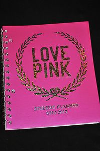   Secret Pink Student Planner Calender Organizer 2012 2013 Cute Hot