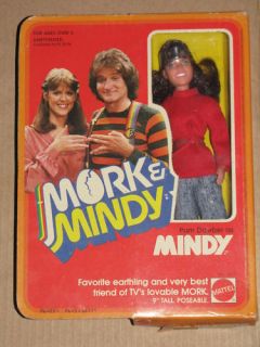 Vint 70s Mattel Mork Mindy Pam Dawber Doll Mego