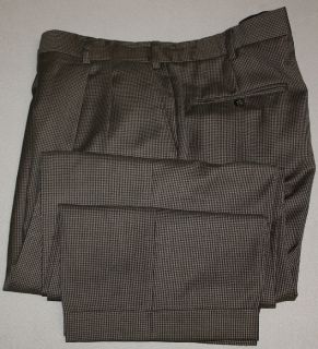 Daniel Gray Travel Concepts Microhoundstooth Suit 44R Lined Cuffed