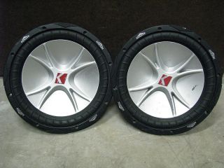 12 INCH 12 KICKER CVR 07CVR124 12 4 OHM SUBWOOFERS SPEAKERS TESTED AND