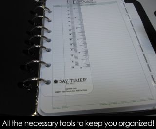 Black Portfolio Portable Size Organizer by Day Timer®