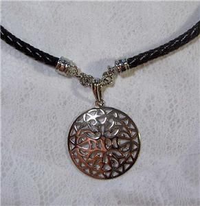 premier designs medallion necklace new