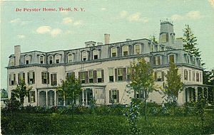 The de Peyster family home Rose Hill , located in Tivoli, New York
