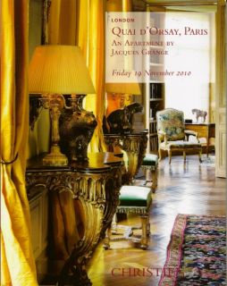 Christie’s Quai D’Orsay Jacque Grange Interior Design C