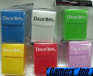 Ultra Pro Set of 6 Colors Lot #1 x1 MTG New Deck Boxes Deck Box