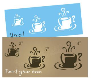  Cups Java Coffee Latte Kitchen Home Decor Cafe Signs you Paint