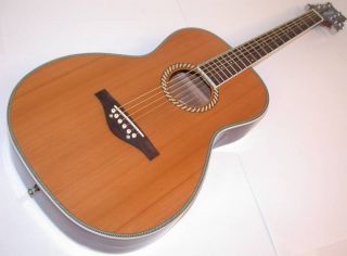 Daisy Rock Serenade Parlor Acoustic Guitar Solid Top