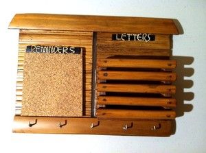  Letter and Key Holder with Reminder Cork Board High Quality