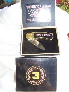 Dale Earnhardt Collector Pocket Knife Tribute to A Legend 3 NASCAR