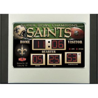 New Orleans Saints Scoreboard Alarm Clock Time Date