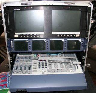 DataVideo SE 800DV Video Mixer and monitors
