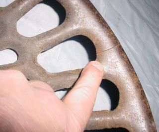 Old Cast Iron Deering Tractor Seat