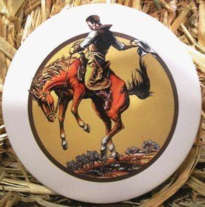 Vintage Cowboy Western Decor New Ceramic Coaster