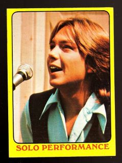  1971 Partridge Family 6 Yellow David Cassidy