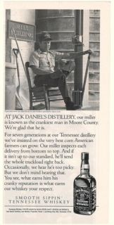 1990 Jack Daniels Whiskey Miller Crankiest Man Ad
