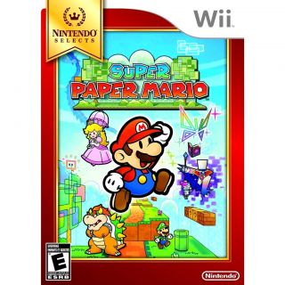 New Wii Super Paper Mario Nintendo Selects SEALED 045496902629