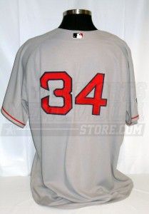 David Ortiz Boston Red Sox Game Team Issued 2008 Japan Jersey