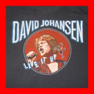 1982 David Johansen Vtg Tour T Shirt New York Dolls OG