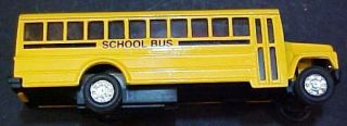 Five inch long diecast toy School Bus