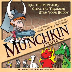 Munchkin Deluxe Card/Board Game (Steven Jackson Games)