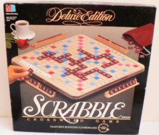 deluxe edition scrabble turntable game