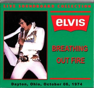 Elvis Presley Breathing Out Fire Live in 1974 Dayton University Ohio