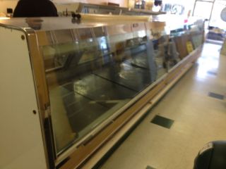 12 Meat Fish Deli Case Refrigerated Display Case