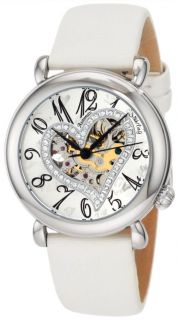  1215P2 Auto Amour Aphrodite Delight White Leather Womens Watch
