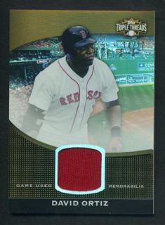 2011 Topps Triple Threads David Ortiz Unity 14/27 ~ Game Used Jersey