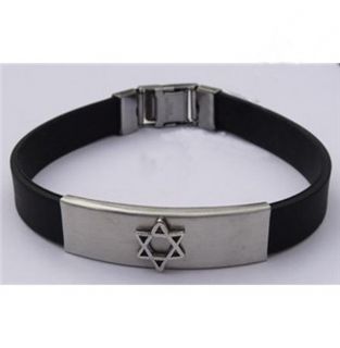 Support Israel David Star Stainless Steel Jew Bracelet
