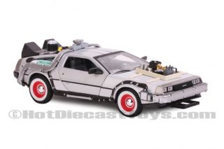 Welly Back to The Future DeLorean Time Machine Part 3 1 24