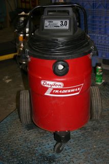 Dayton 15 Gallon 3HP Commercial Wet Dry Vacuum