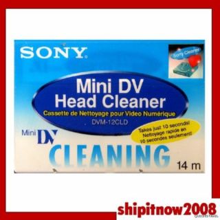 Sony DVM 12CLD Mini Digital Video VCR DV Head Cleaning Tape Cleaner