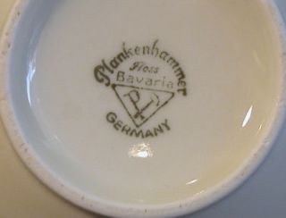 Azucarero de Porcelana Plankenhammer Floss Bavaria